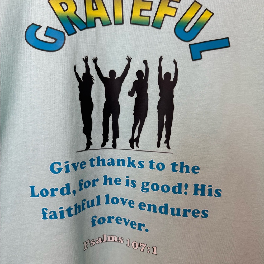 Grateful Graphic T-Shirt - Blue